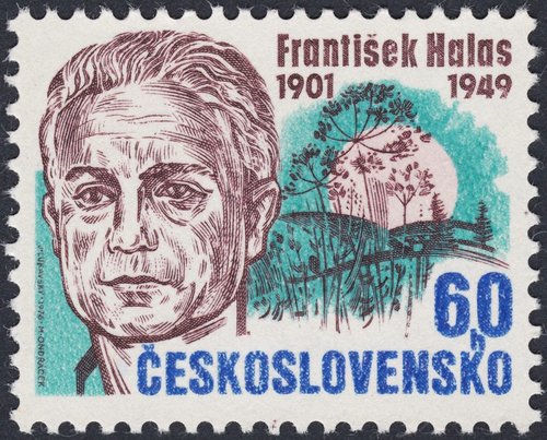 Frantisek Halas, 1976. Diseño de Jaroslav Lukavský