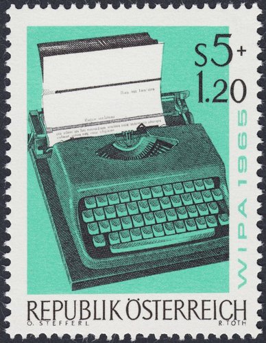 Máquina de escribir, siglo XX