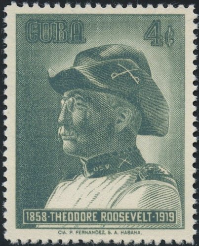 El Coronel Theodore Roosevelt. Cuba, 1958