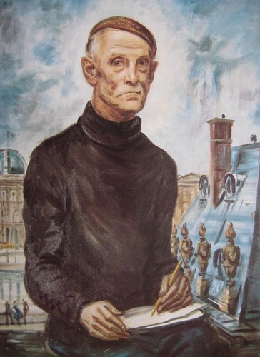 Albert Decaris. Autorretrato