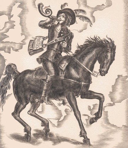 Grabado de Albert Decaris, 1973