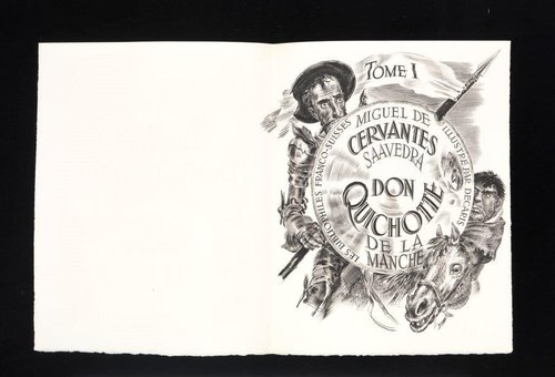 Primero de los cuatro Tomos del Quijote ilustrados por Decaris