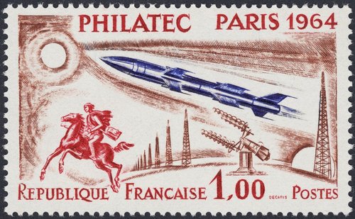 Sello diseñado y grabado por Decaris. Francia, 1964