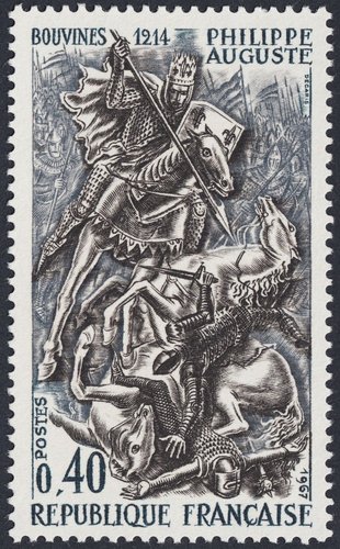 Felipe II de Francia  (1165-1223), llamado Augusto, y la Batalla de Bouvines (1214)