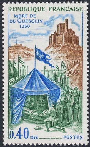 Muerte de Bertrand du Guesclin (1320-1380) ante el castillo de Randan