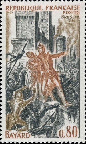El chevalier Bayard (1476-1524) y la toma de Brescia en 1512