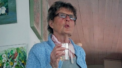 Ingalill Axelsson, en el salón de su casa en febrero de 2012