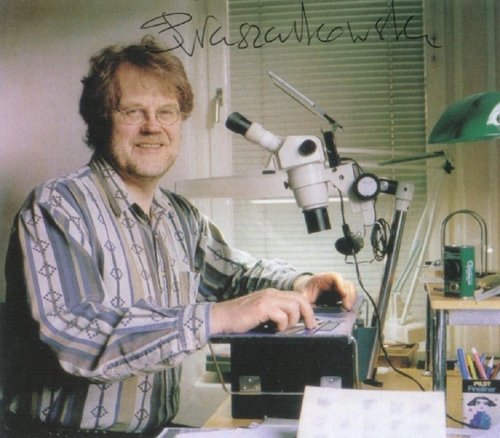 Piotr Naszarkowski en su estudio, hace ya unos años