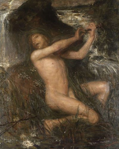 Ernst Josephson. &quot;Näcken&quot; (1883). Museo Nacional de Estocolmo