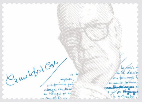 2017-09-15. Efemérides. 100 años nacimiento Camilo J. Cela. Boceto. Calco. Baja.jpg