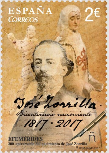 2017-09-15. Efemérides. Bicentenario nacimiento José Zorilla. Boceto. Baja.jpg