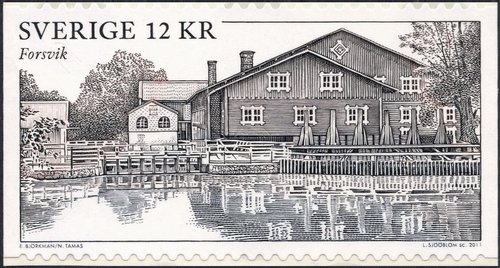 Molino de Forsvik, en la comuna de Karlsborg, al oeste  de Suecia
