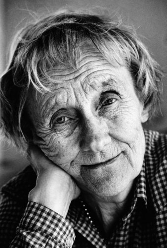 Astrid Lindgren. Fotografía de 1987 de Jacob Forsell