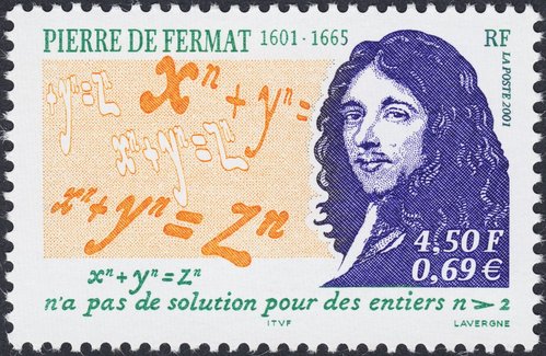 Pierre de Fermat. Francia, 2001