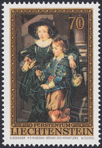 Albrecht y Nikolas, hijos de Rubens. Liechtenstein, 1976