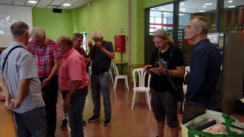 LPerez de espalda, Pàmies, Jotaele, cursus, melic, Joraal y David Paramio.