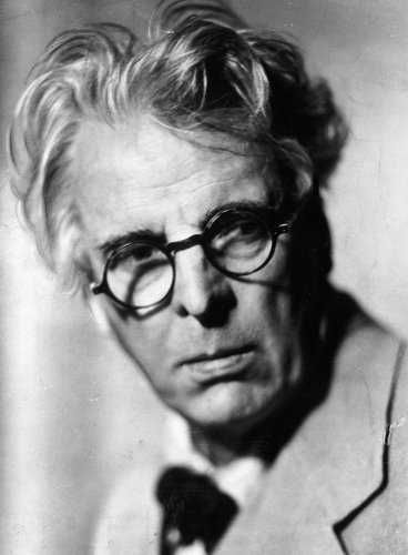 Fotografía de W. B. Yeats utilizada por Sjööblom para su retrato