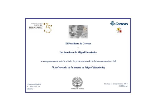 2017-09-15. Efemérides. 75 aniversario de la muerte de Miguel Hernández. Presentación. 2017-09-15.jpg