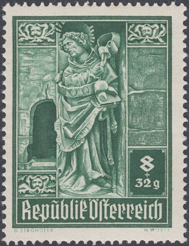 Estatua de San Esteban. Catedral de Viena, Austria