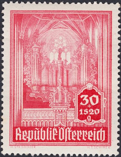 Órgano de la Catedral, destruido en 1945