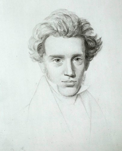 Søren Kierkegaard (1813-1855), por Niels Christian Kierkegaard (1806 -1882)