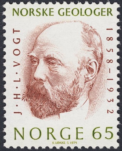 El geólogo Johan Herman Lie Vogt