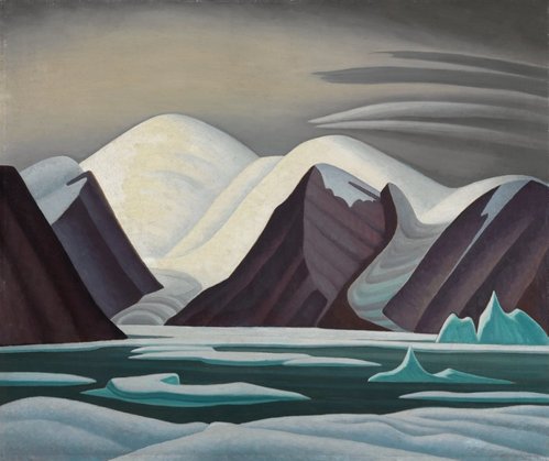 &quot;Greenland Mountains&quot; (1930), de  Lawren Stewart Harris (1885-1970)