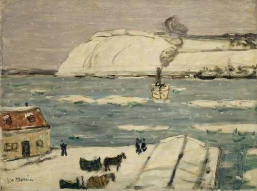 &quot;The Ferry, Québec&quot; (1907), pintura de James Wilson Morrice (1865-1924)