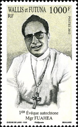 Mgr Lolesio Fuahea (1927-2011), primer obispo nativo (1974-2005) de Wallis y Futuna