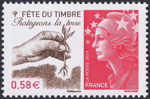 Emisión especial de 2011 de la Marianne de Beaujard