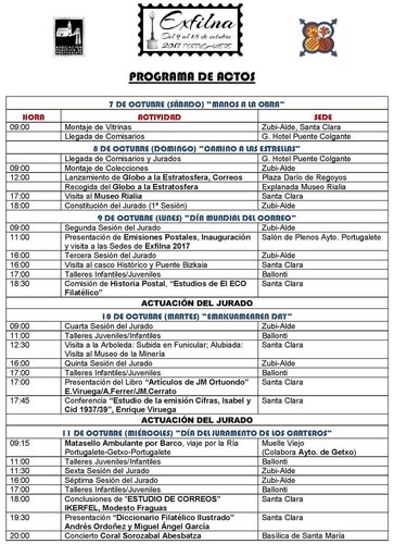 Portugalete. 2017-10-09 al 15. Exfilna 2017. 003-PROGRAMA-DE-ACTOS-Y-ACTIVIDADES. 2017-09-13. Página 1. Baja.jpg