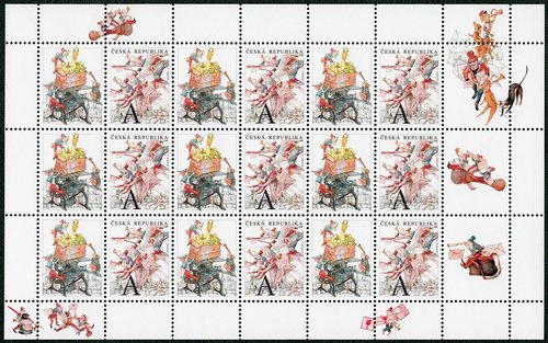 Hojita especial de 2015 abrumada de elfos postales, esos diablillos de Dušan Kalláy...