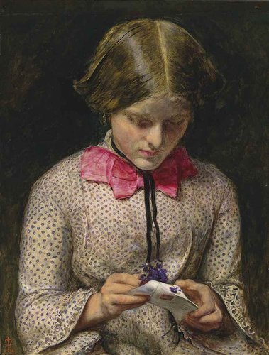 &quot;The Violet’s Message&quot;, de John Everett Millais
