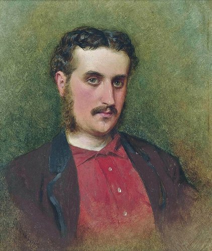 George Elgar Hicks (1824-1914). Autorretrato
