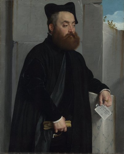 Retrato de Ludovico di Terzi (1560). Óleo sobre lienzo, 101x82 cm