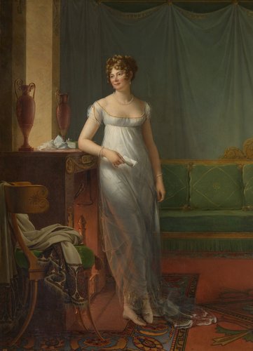 Retrato de Madame Charles-Maurice de Talleyrand-Périgord (1805). Óleo sobre lienzo, 225.7 x 164.8 cm