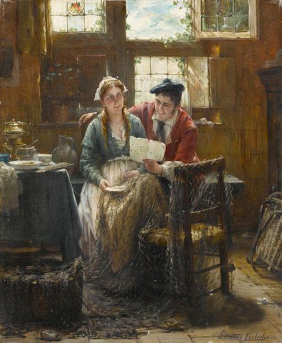 &quot;Una buena declaración&quot;. Óleo sobre lienzo