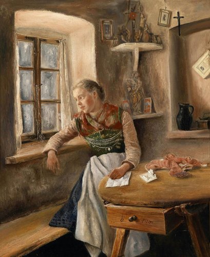 &quot;Chica en la ventana&quot;, de Otto Piltz