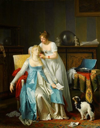 &quot;La mala noticia&quot; (1804). Óleo sobre lienzo