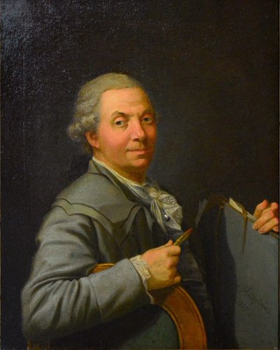Per Hilleström. Autorretrato, 1785. Óleo sobre lienzo, 79x65 cm