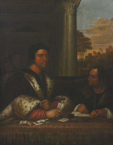 Versión de la obra de Piombo subastada por Sotheby's hace unos meses. Autoría desconocida. Óleo sobre lienzo, 137x106.7 cm