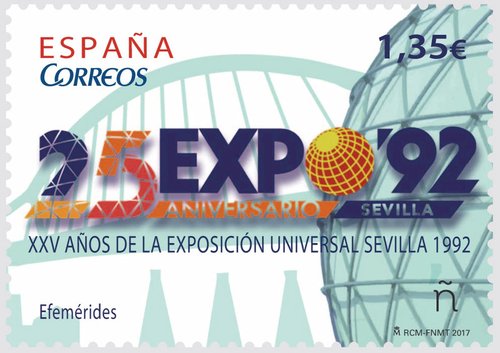 2017-10-09. XXV Años de la Exposición Universal Sevilla 1992. Boceto. Baja.jpg