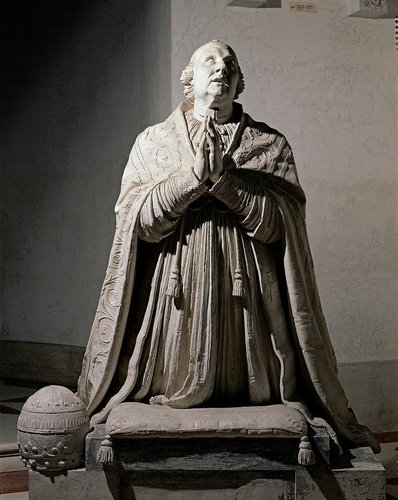 Escultura de Pío VI (1817), de Antonio Canova. Basílica de San Pedro,  Ciudad del Vaticano
