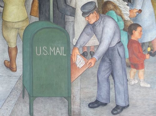 Detalle de esta bella obra del artista Victor Arnautoff...