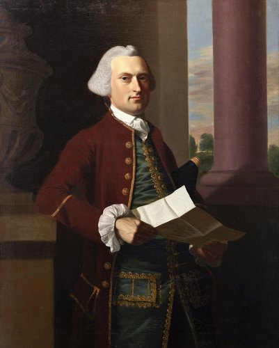 Retrato de  Woodbury Langdon (1767). Óleo sobre lienzo, 126x101 cm
