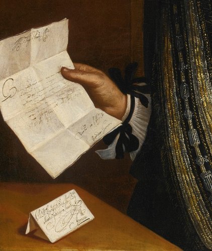 Detalle de este magnífico retrato...