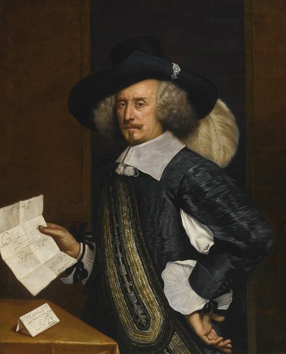 Retrato del Marqués Francesco Fiaschi (1655). Óleo sobre lienzo, 109 x 94 cm