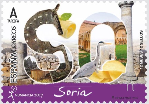 2017-11-02. 12 meses, 12 sellos. 2150 aniversario de Numancia. Boceto. Baja.jpg