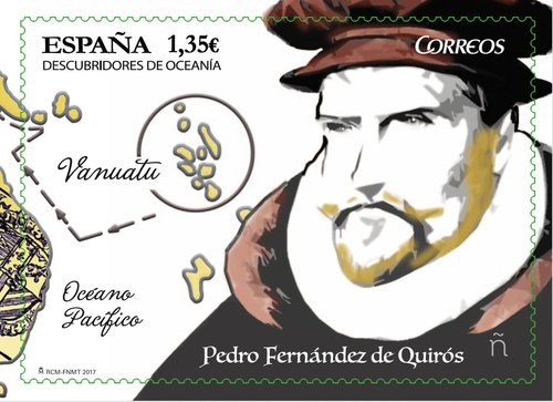 2017-11-10. Descubridores de Oceanía. Pedro Fernández de Quirós. Boceto. Baja.jpg