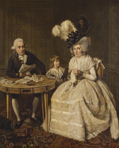 &quot;La familia Enschedé&quot; (1796), de Wybrand Hendriks. Óleo sobre lienzo